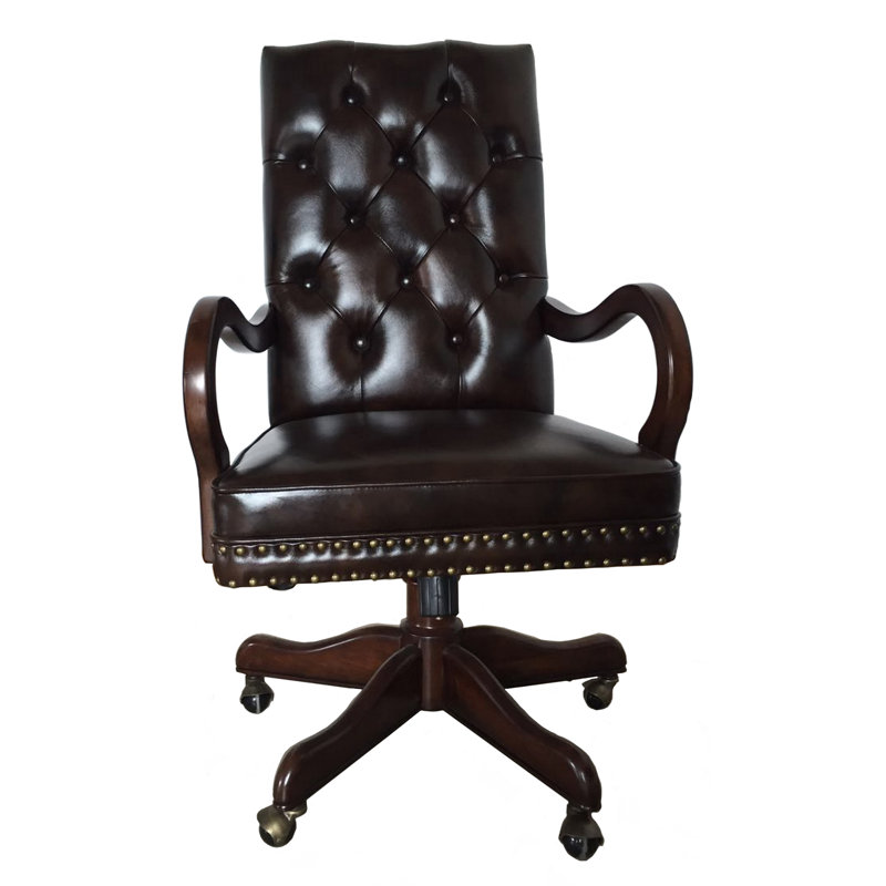 EasternLegends Genuine Leather Executive Chair Perigold